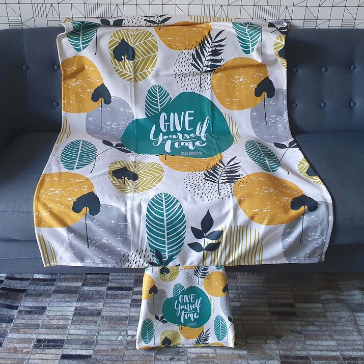 MANTA POCHOCLERA POLAR PREMIUM- GIVE AMARILLO